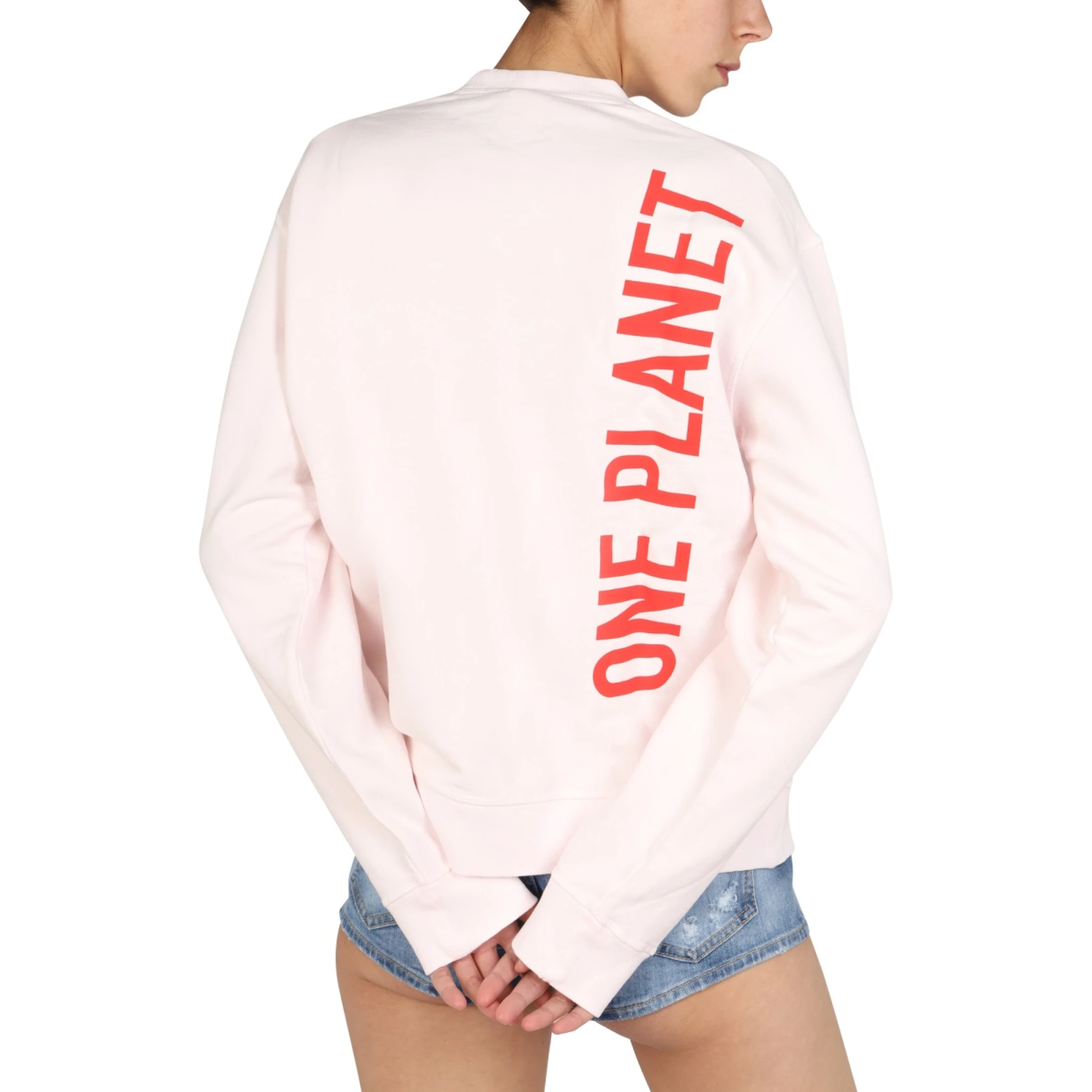 سويت شيرت مطبوع عليه شعار