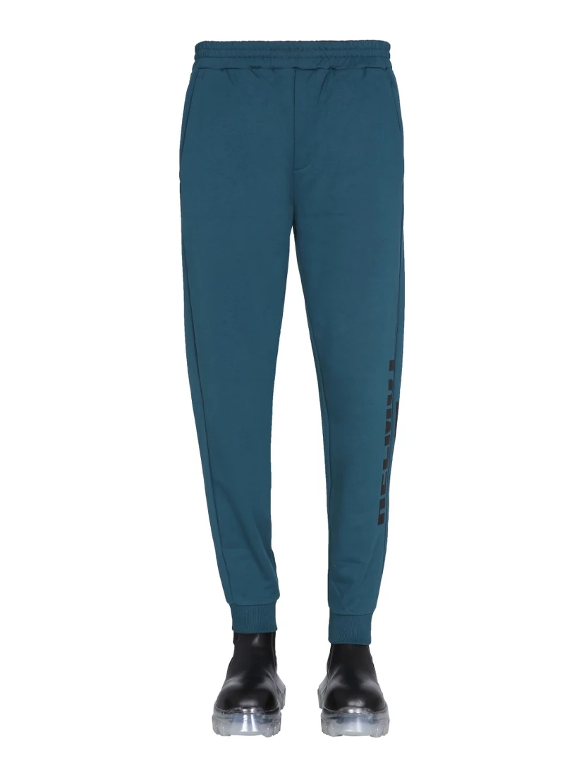 JOGGING PANTS WITH LOGO PRINT