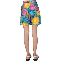 MULTICOLOR PRINT BERMUDA