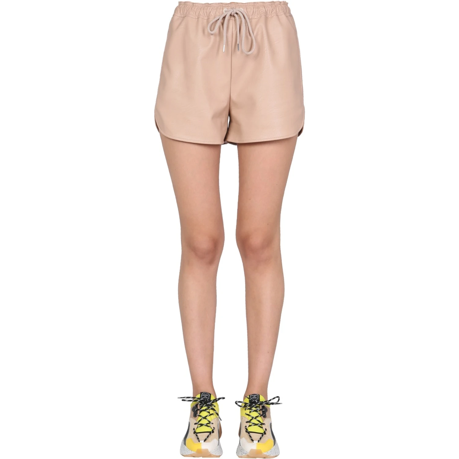 FAUX LEATHER SHORTS