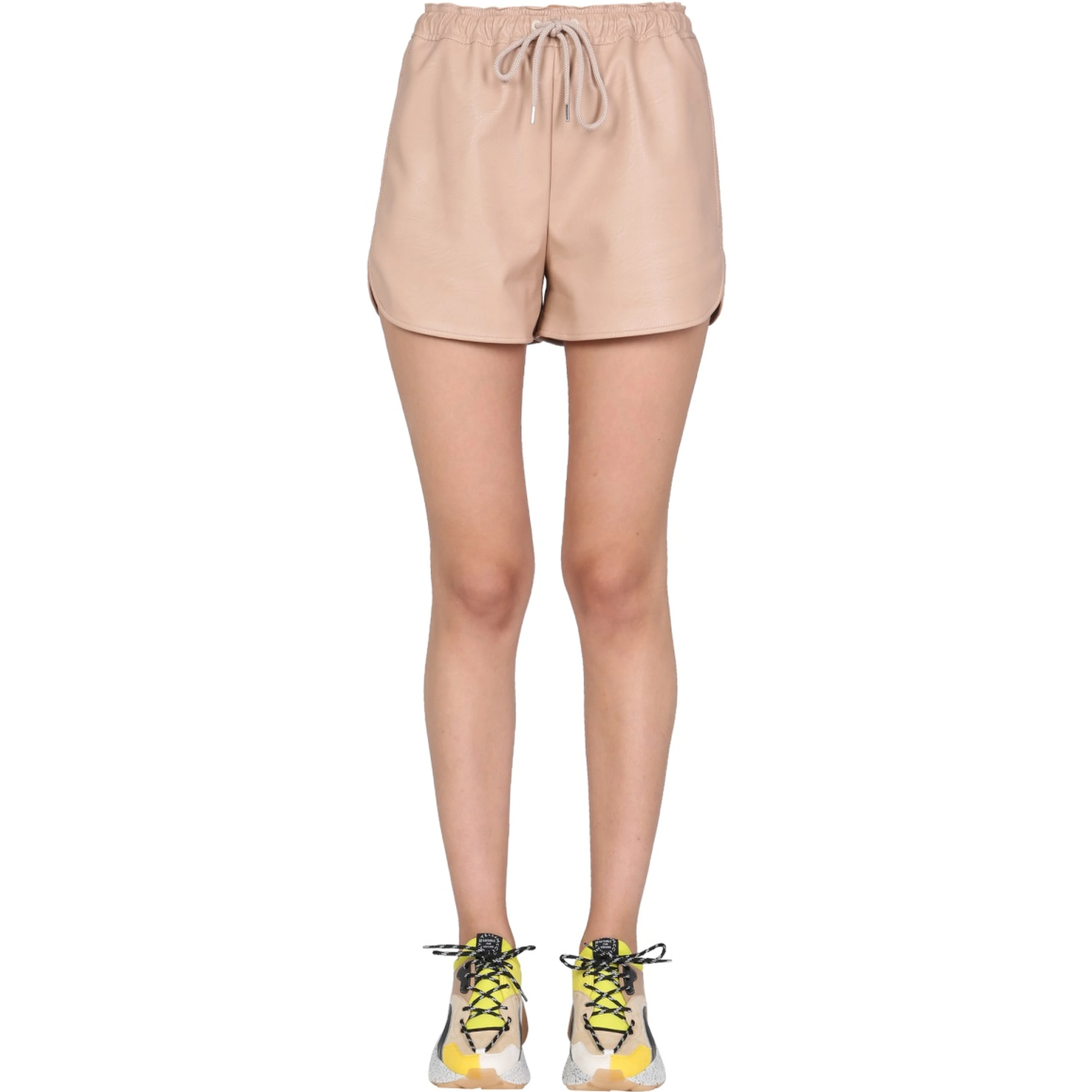 FAUX LEATHER SHORTS