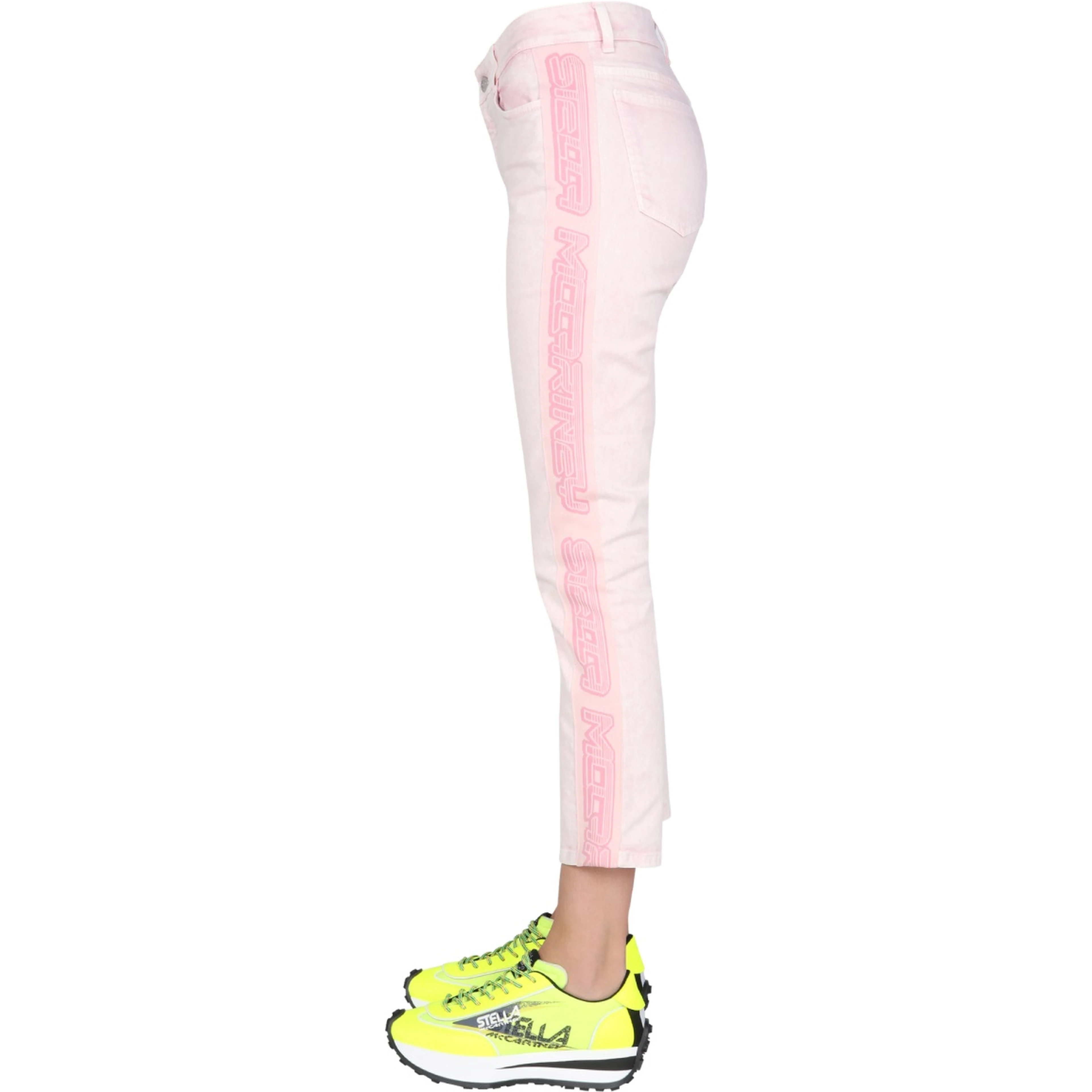 JEANS WITH LOGO BANDS