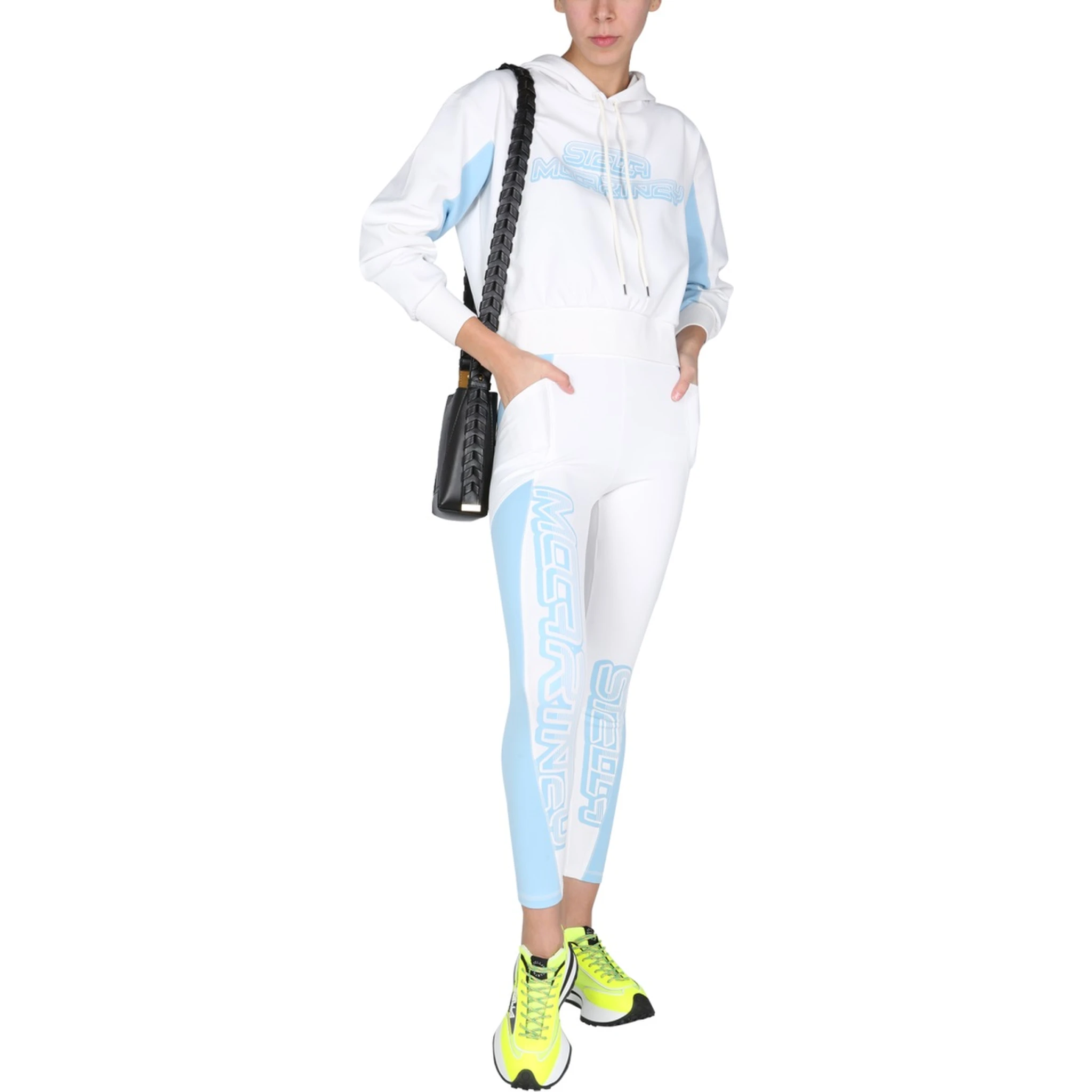 LEGGINGS WITH LOGO PRINT