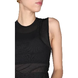 "PANELLED SPORT" TOP