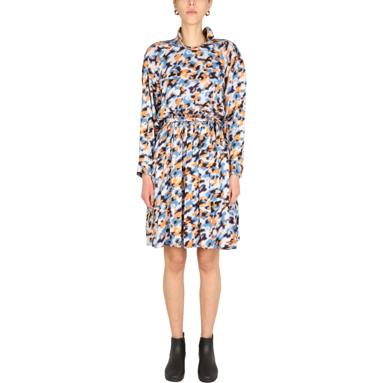 "BLURRED FLOWERS" DRESS