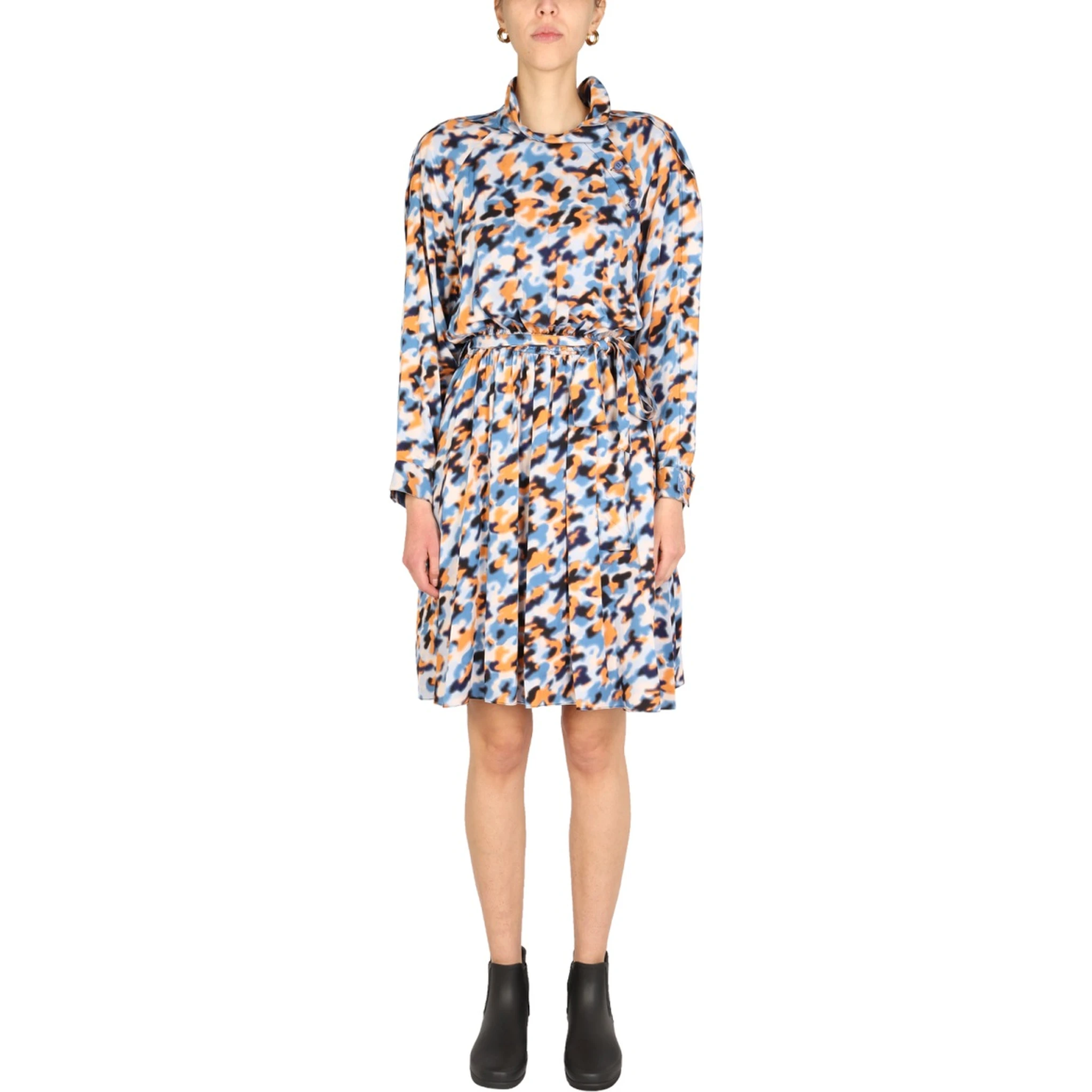 "BLURRED FLOWERS" DRESS