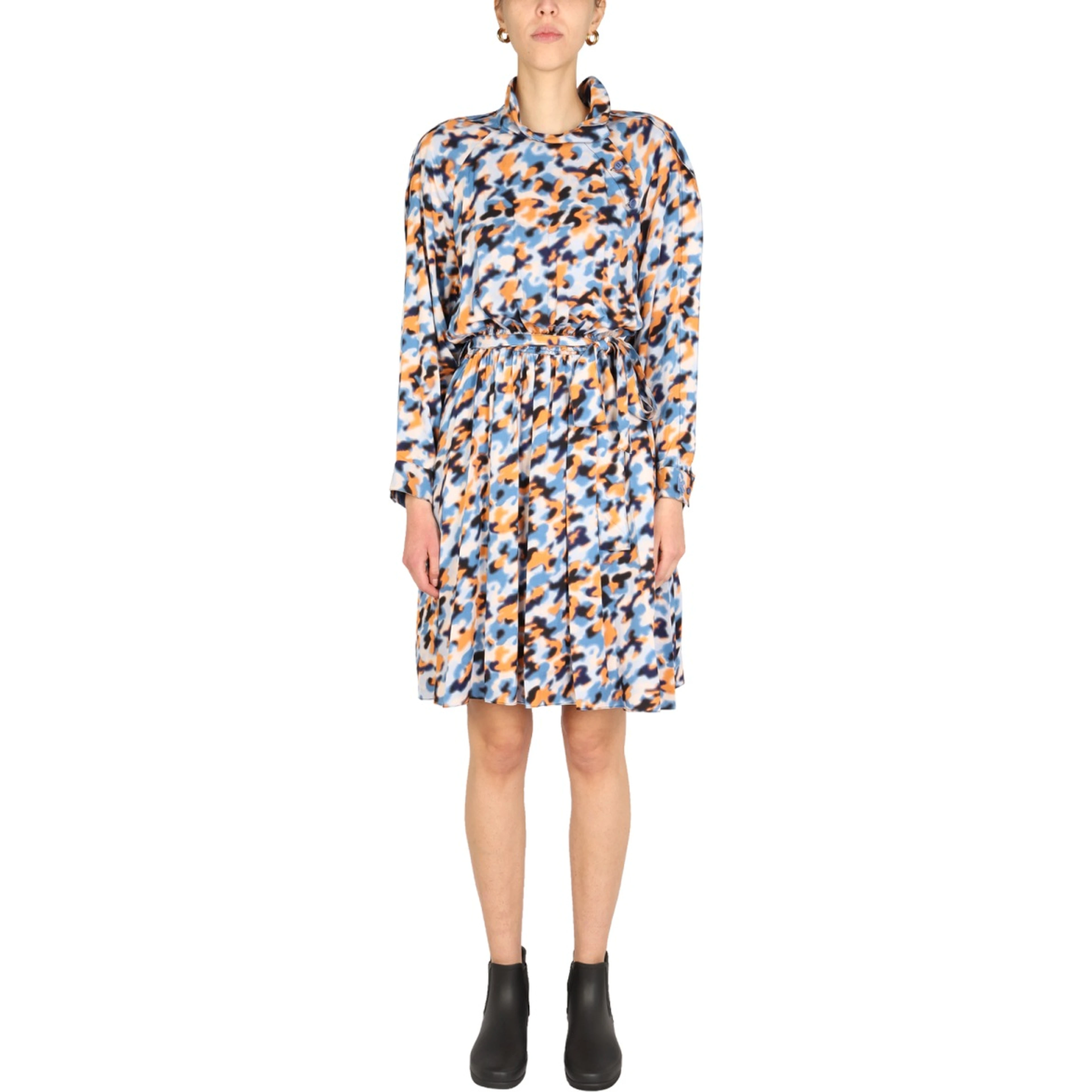 "BLURRED FLOWERS" DRESS