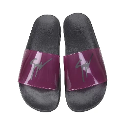 SLIDE SANDALS WITH LOGO