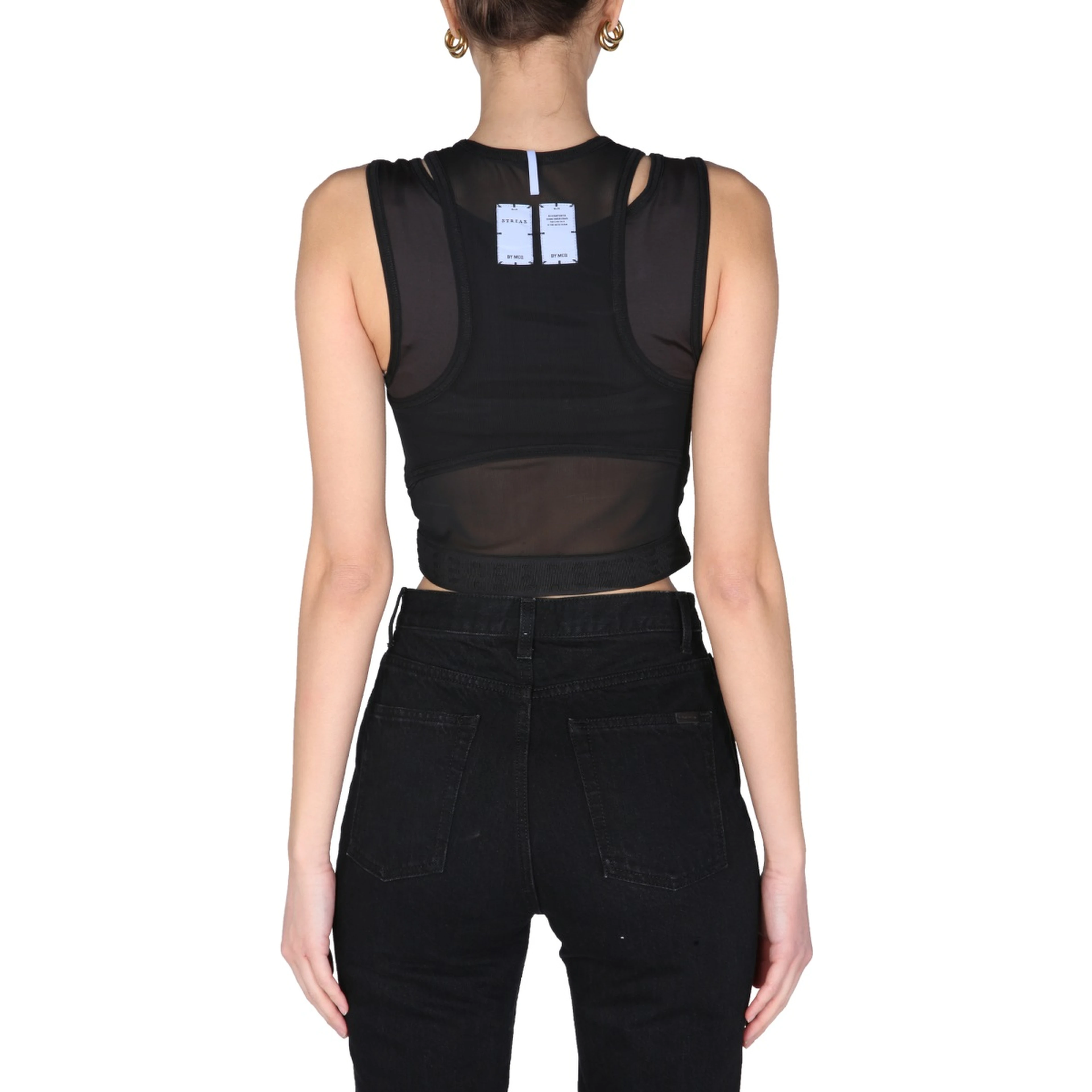 "PANELLED SPORT" TOP