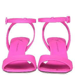 PLEXI HEEL SANDALS