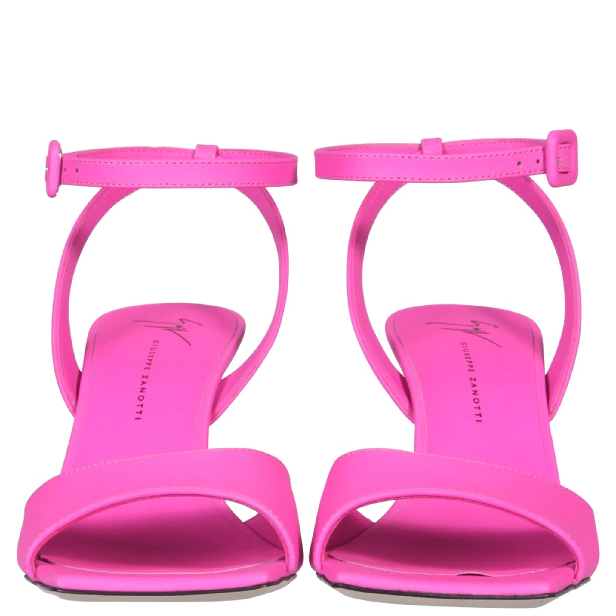 PLEXI HEEL SANDALS