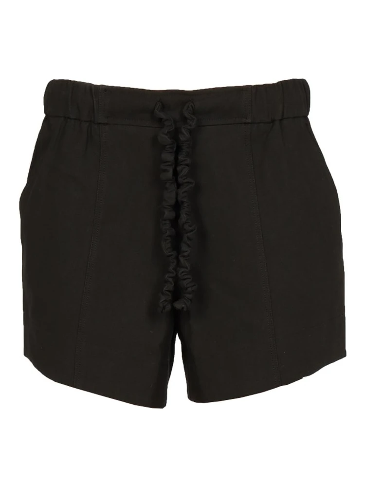 SHORTS WITH RUFFLED ELASTIC