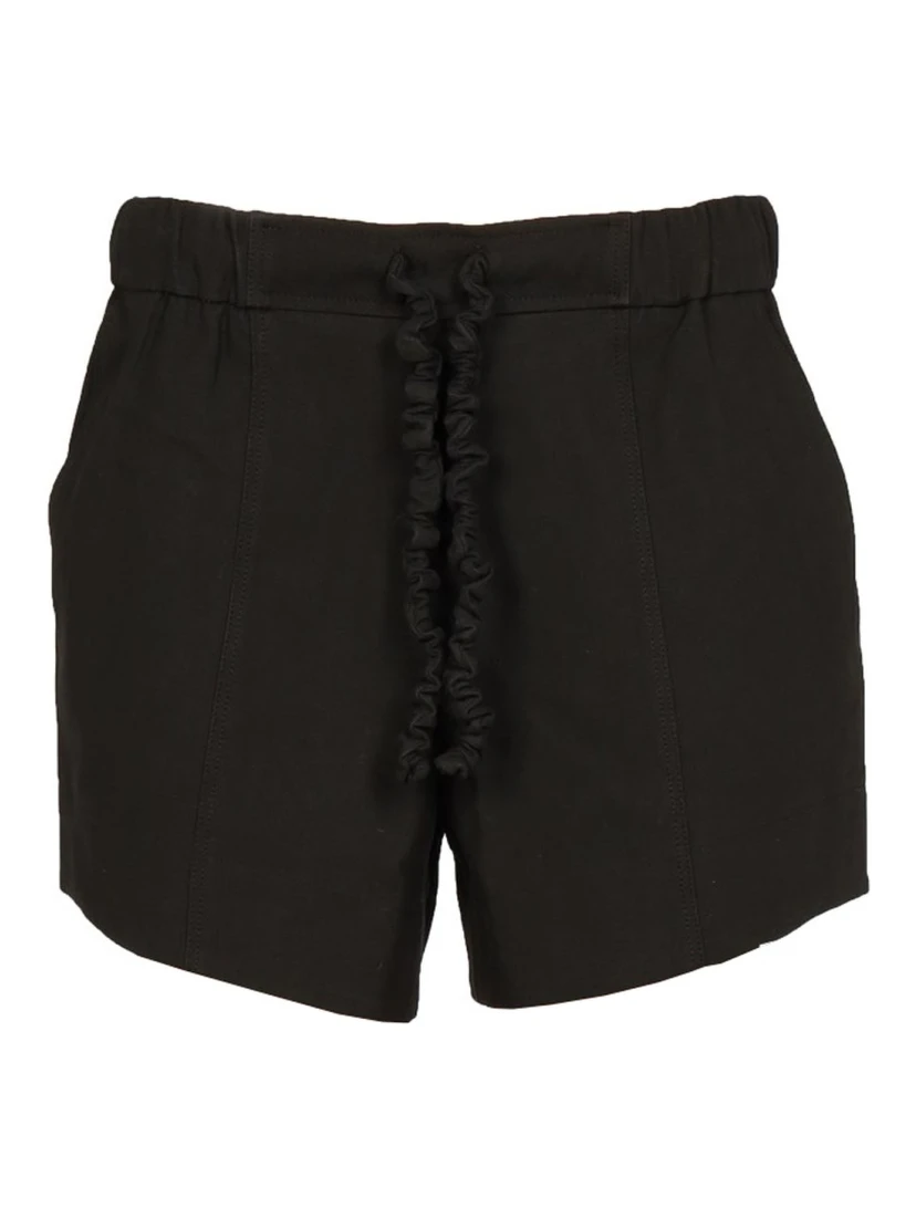 SHORTS WITH RUFFLED ELASTIC