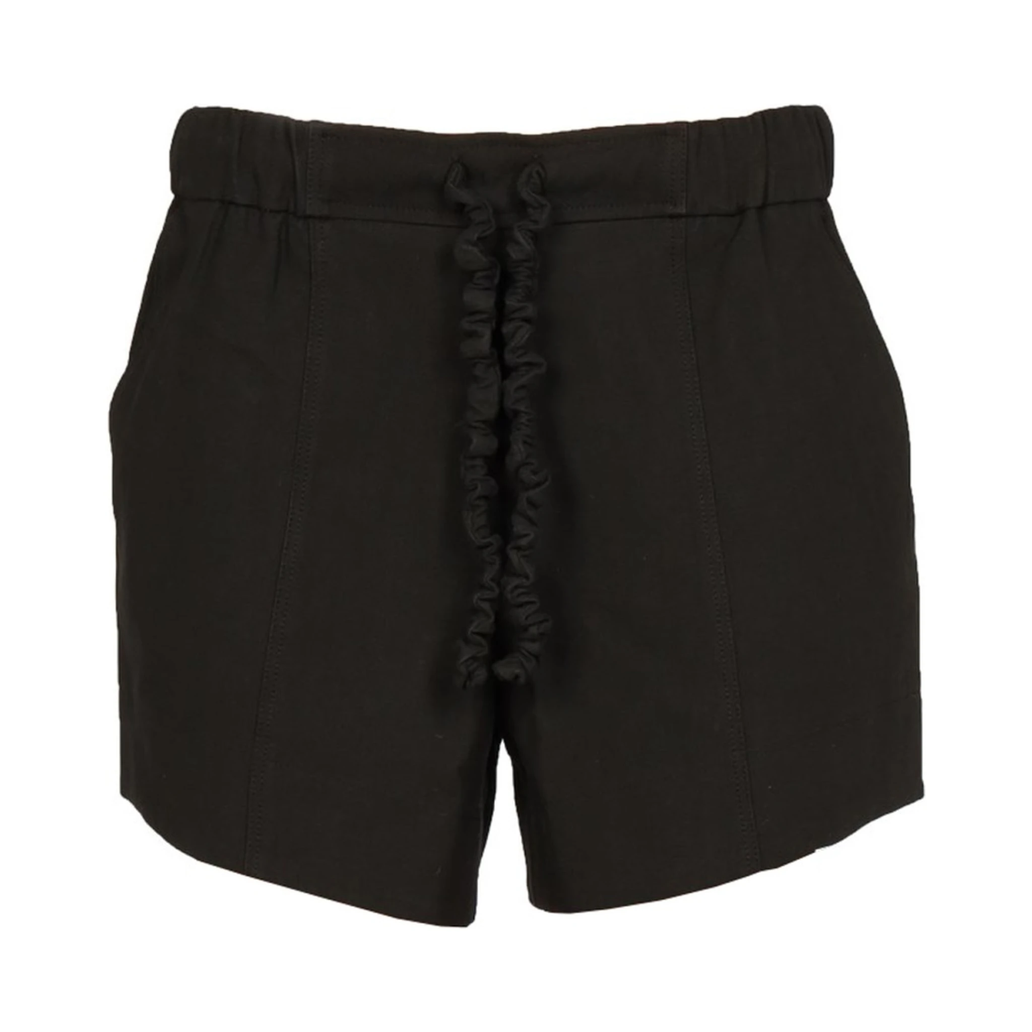 SHORTS WITH RUFFLED ELASTIC