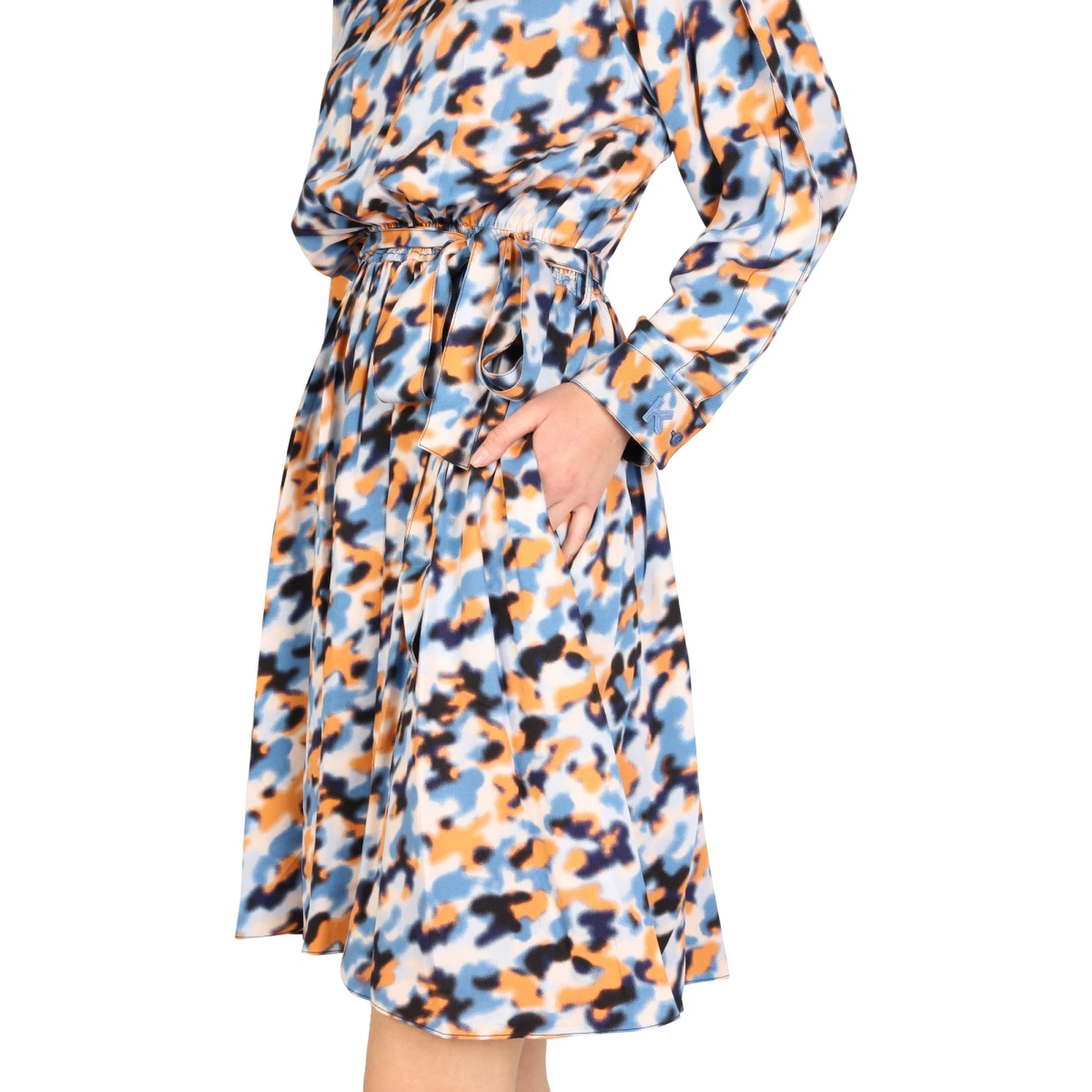 "BLURRED FLOWERS" DRESS