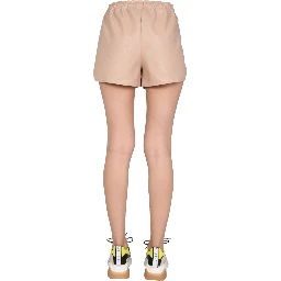 FAUX LEATHER SHORTS