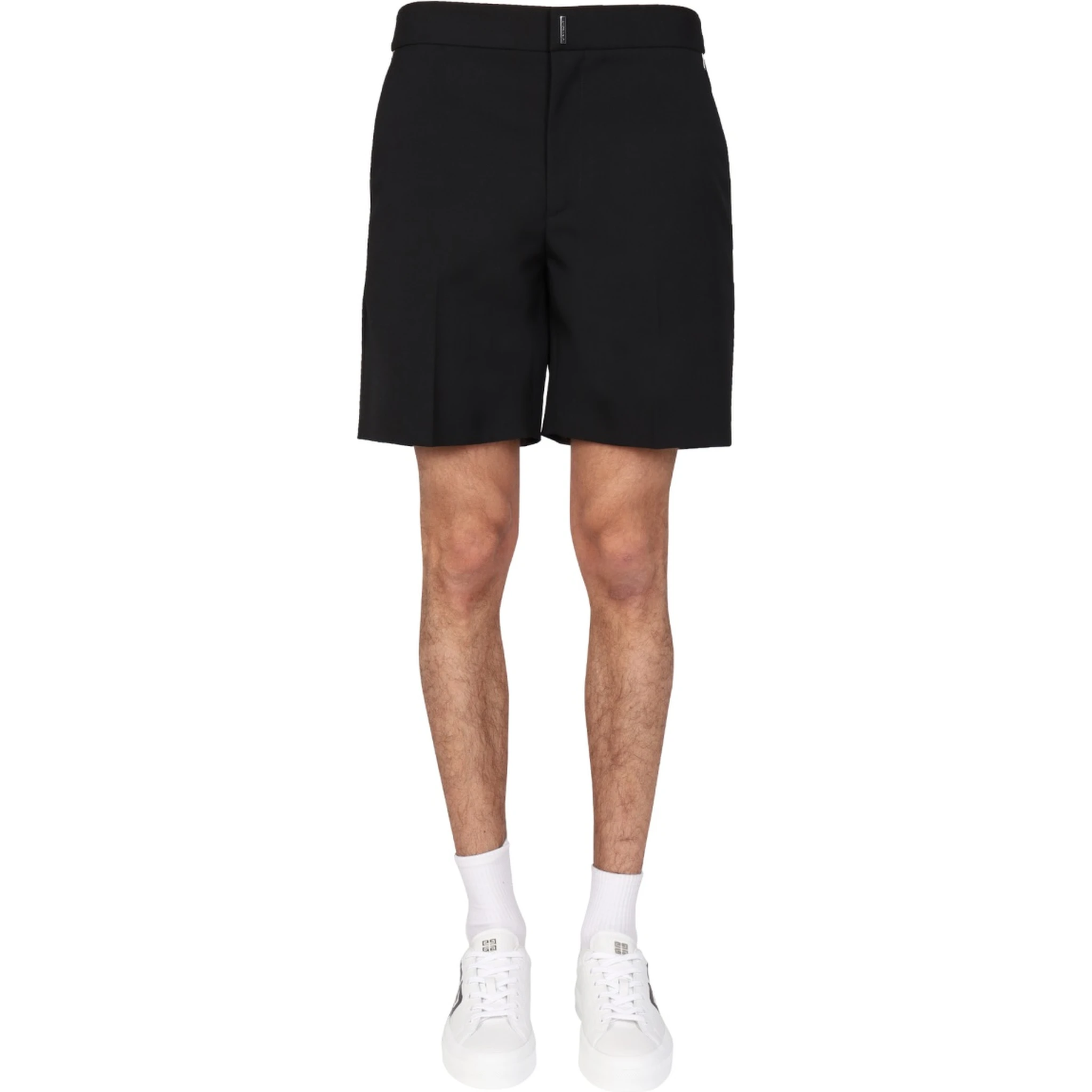 LOGO BAR BERMUDA SHORTS