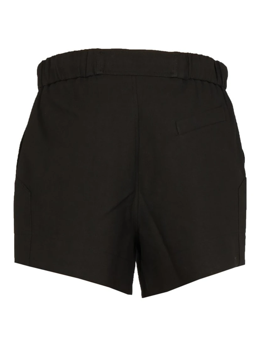 SHORTS WITH RUFFLED ELASTIC