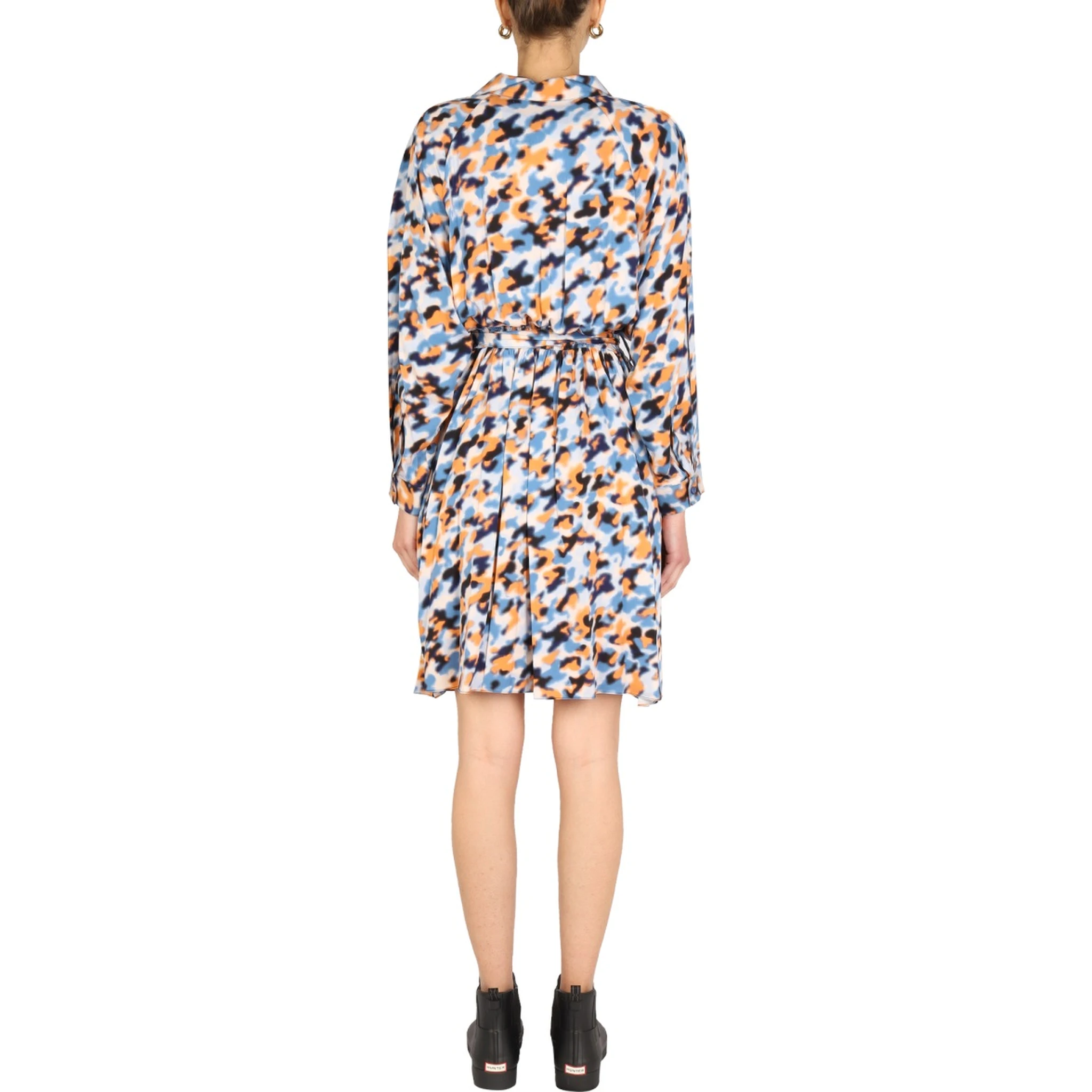 "BLURRED FLOWERS" DRESS