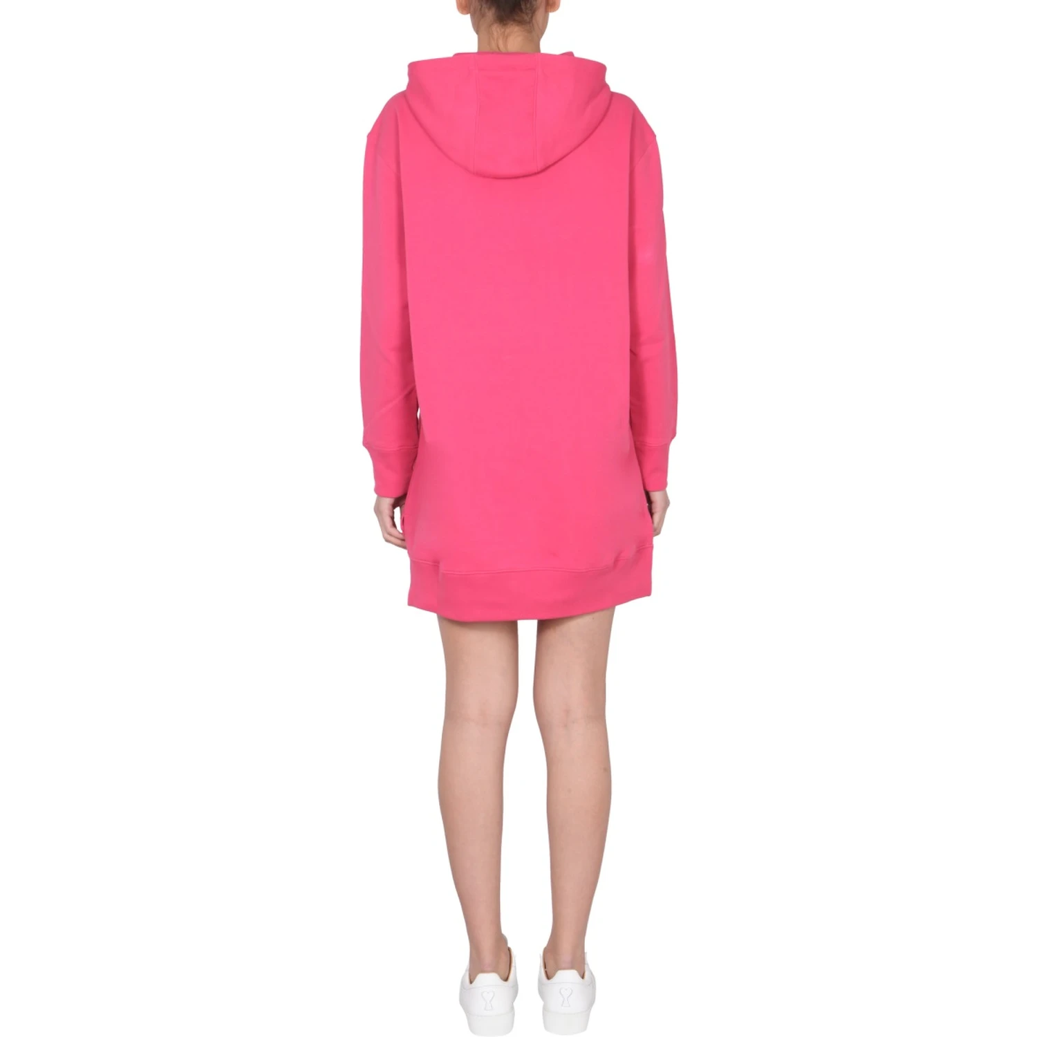 DRESS WITH MULTICOLOR FLOCKED LOGO