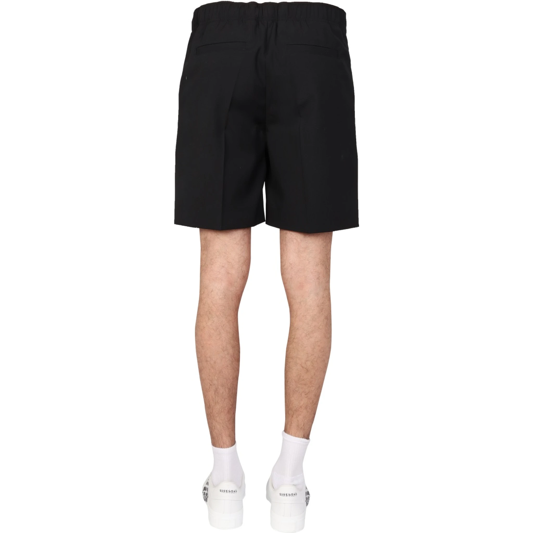 LOGO BAR BERMUDA SHORTS