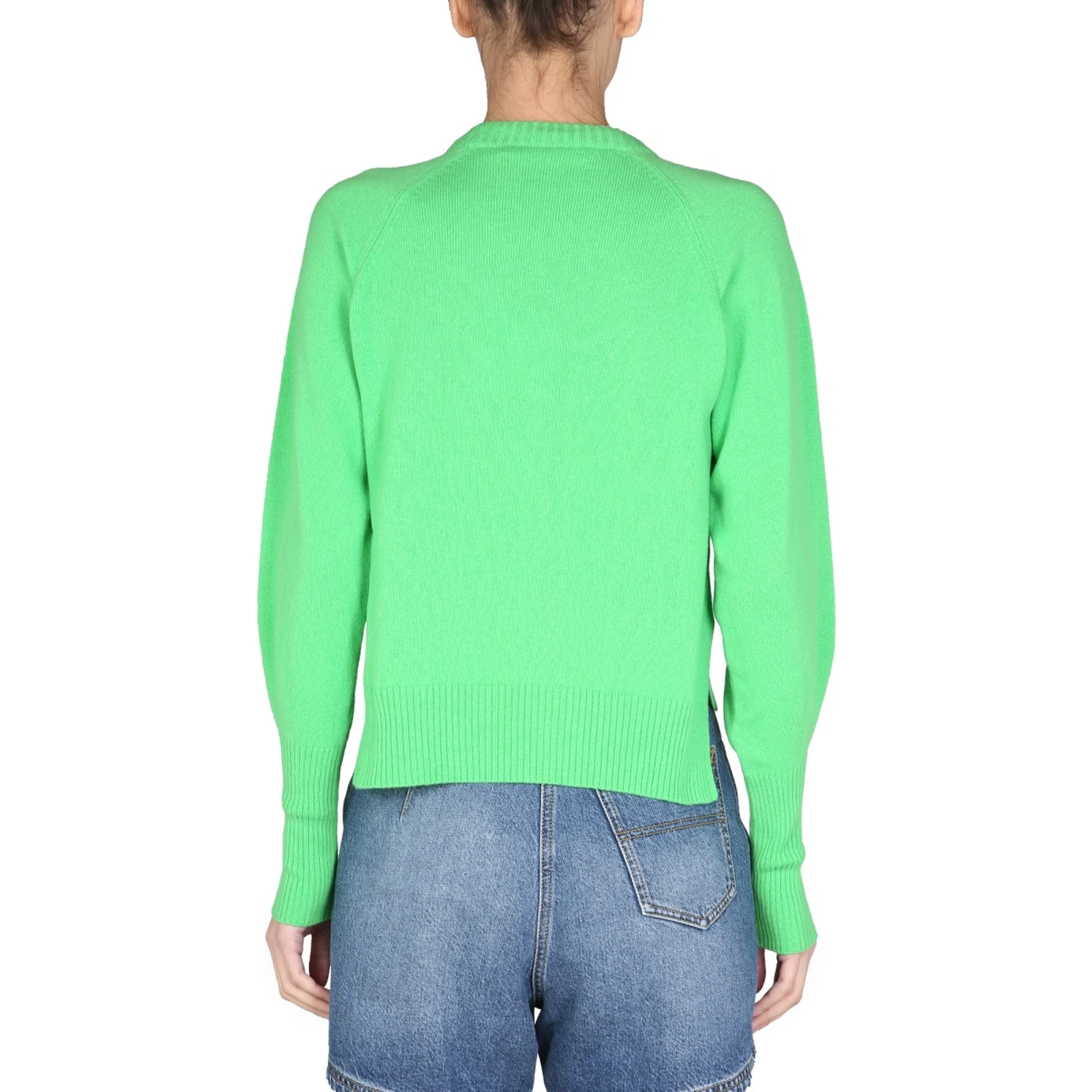 SWEATER WITH LOGO INLAY