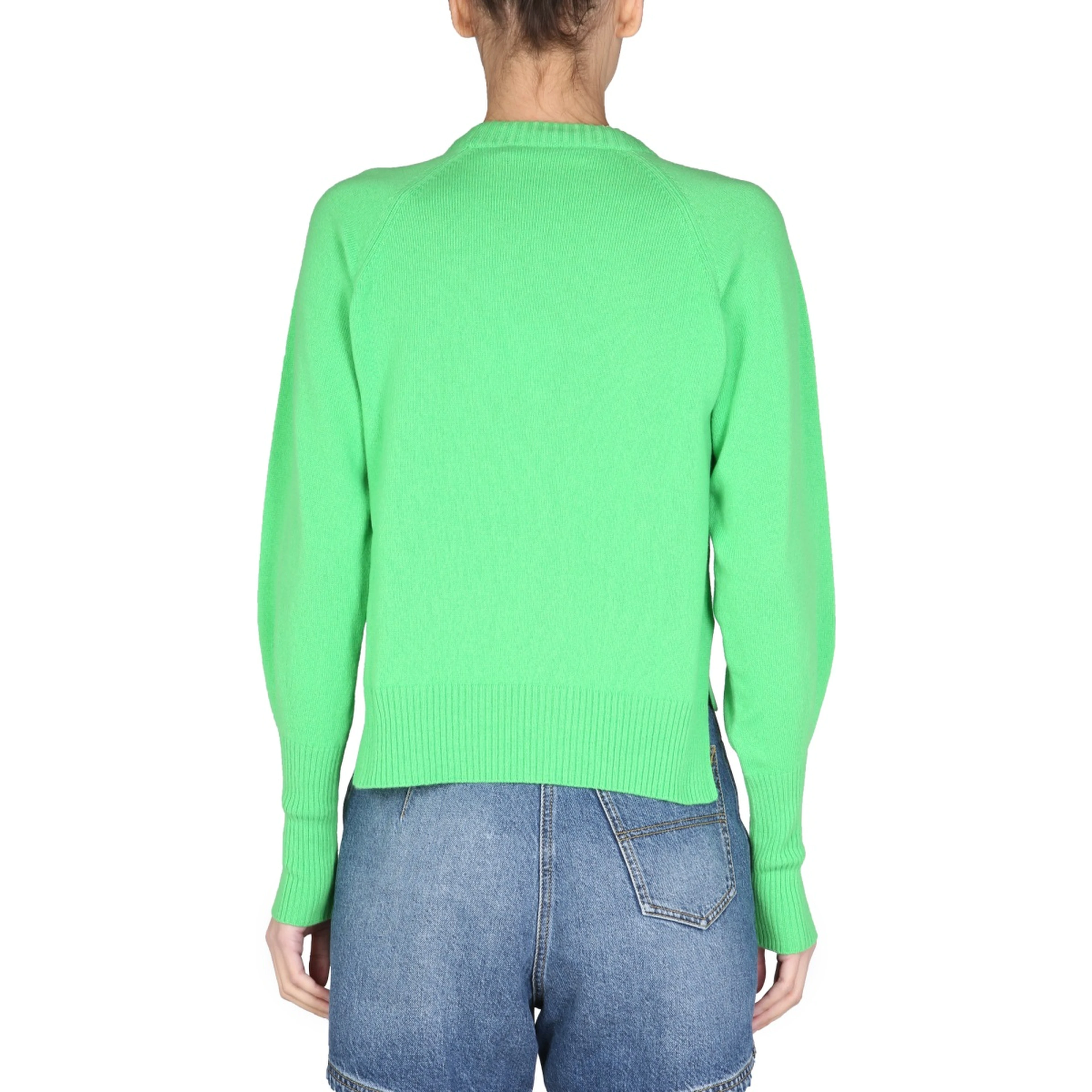 SWEATER WITH LOGO INLAY
