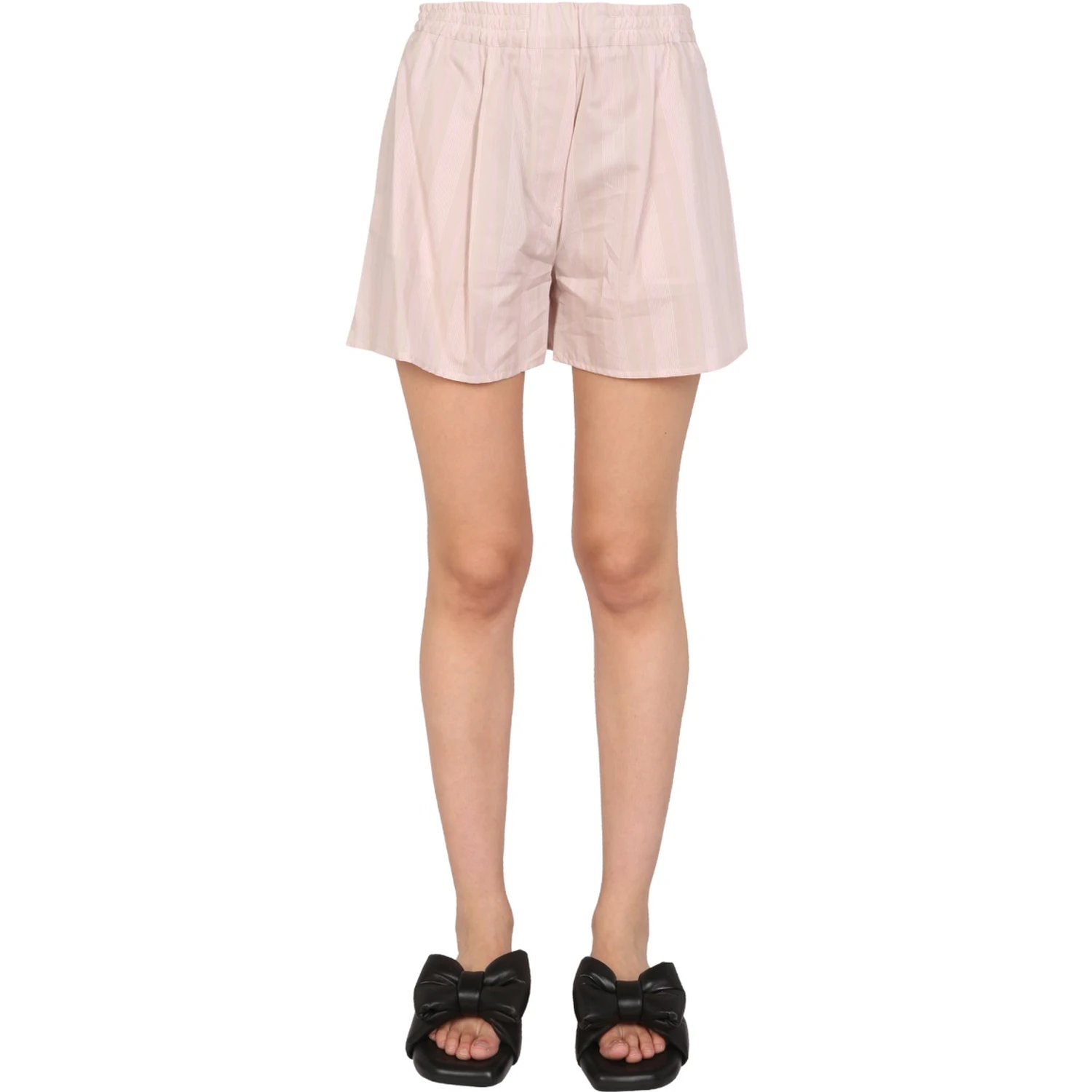 STRIPED PATTERN SHORTS