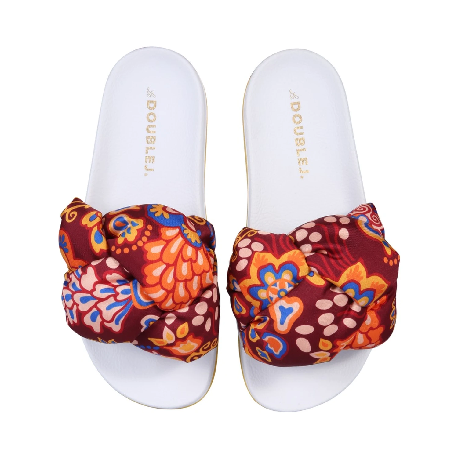 BRAID SLIDE SANDALS