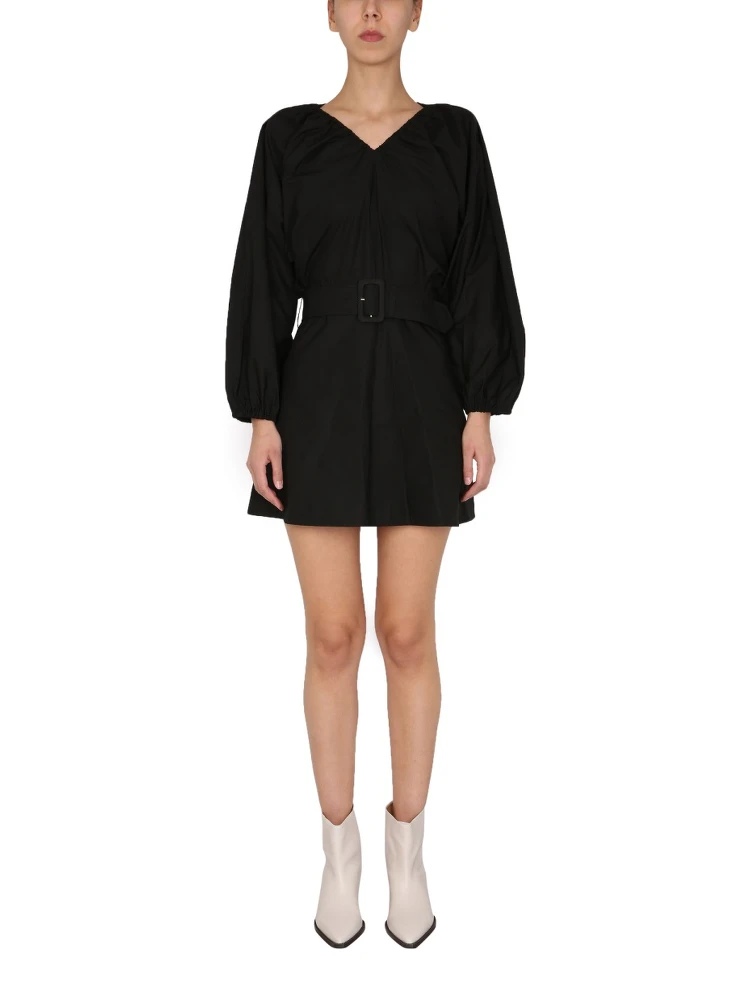 BALLOON SLEEVES DRESS