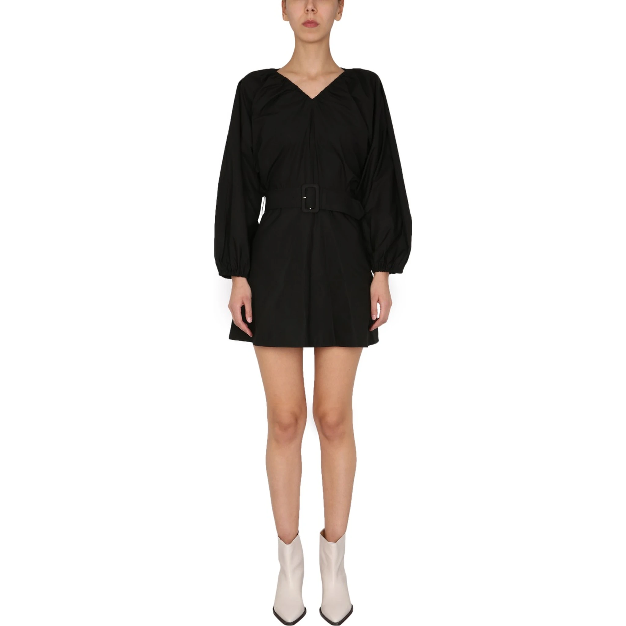 BALLOON SLEEVES DRESS