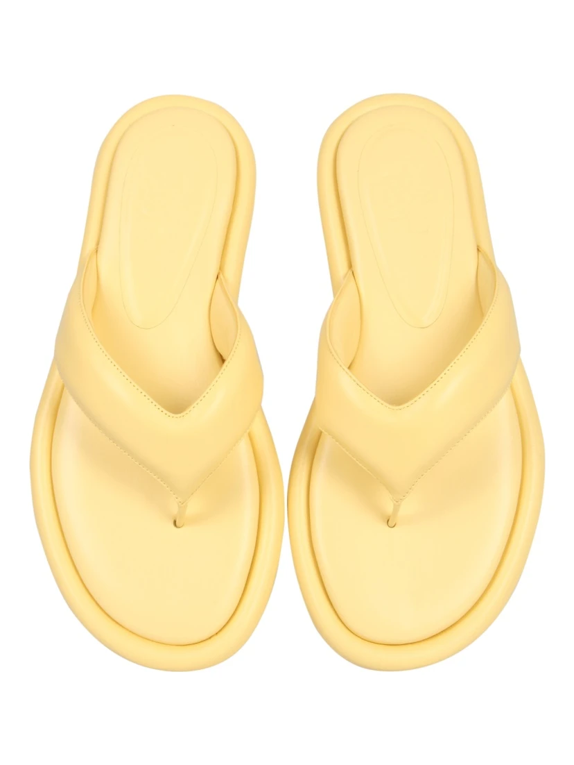 GIA 5 PUFFY FLAT SANDALS