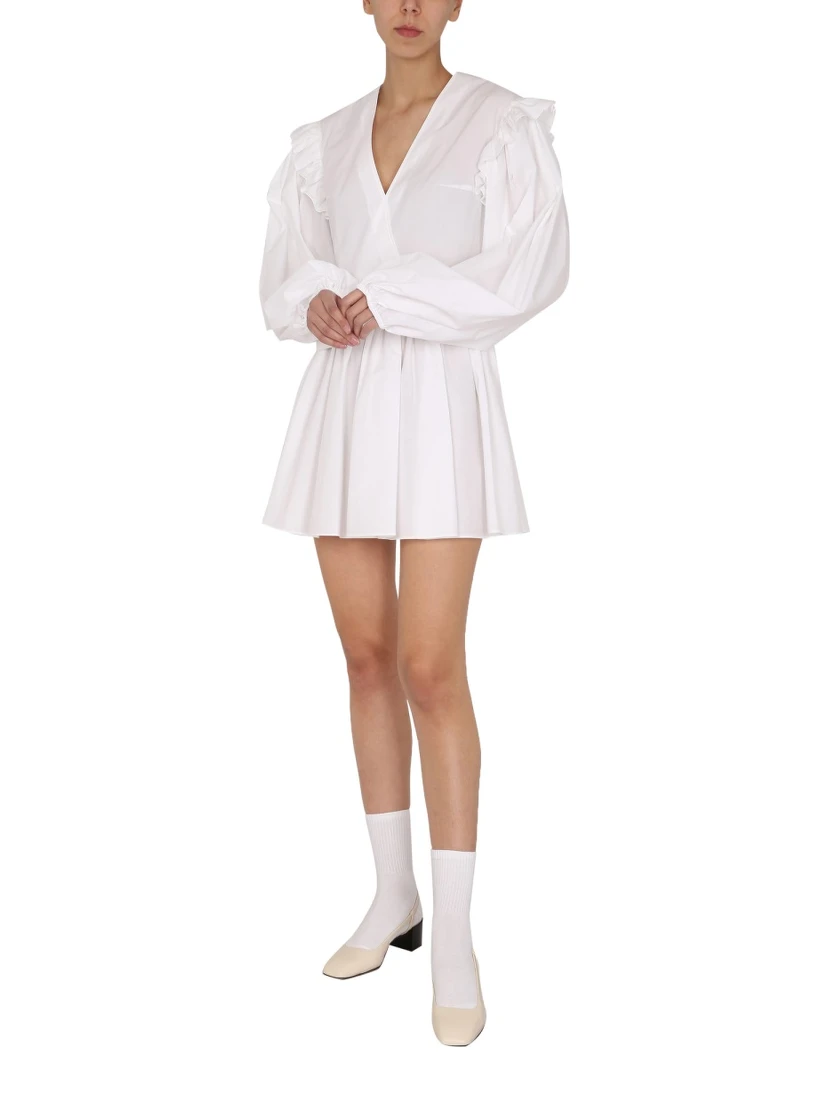 V-NECK DRESS
