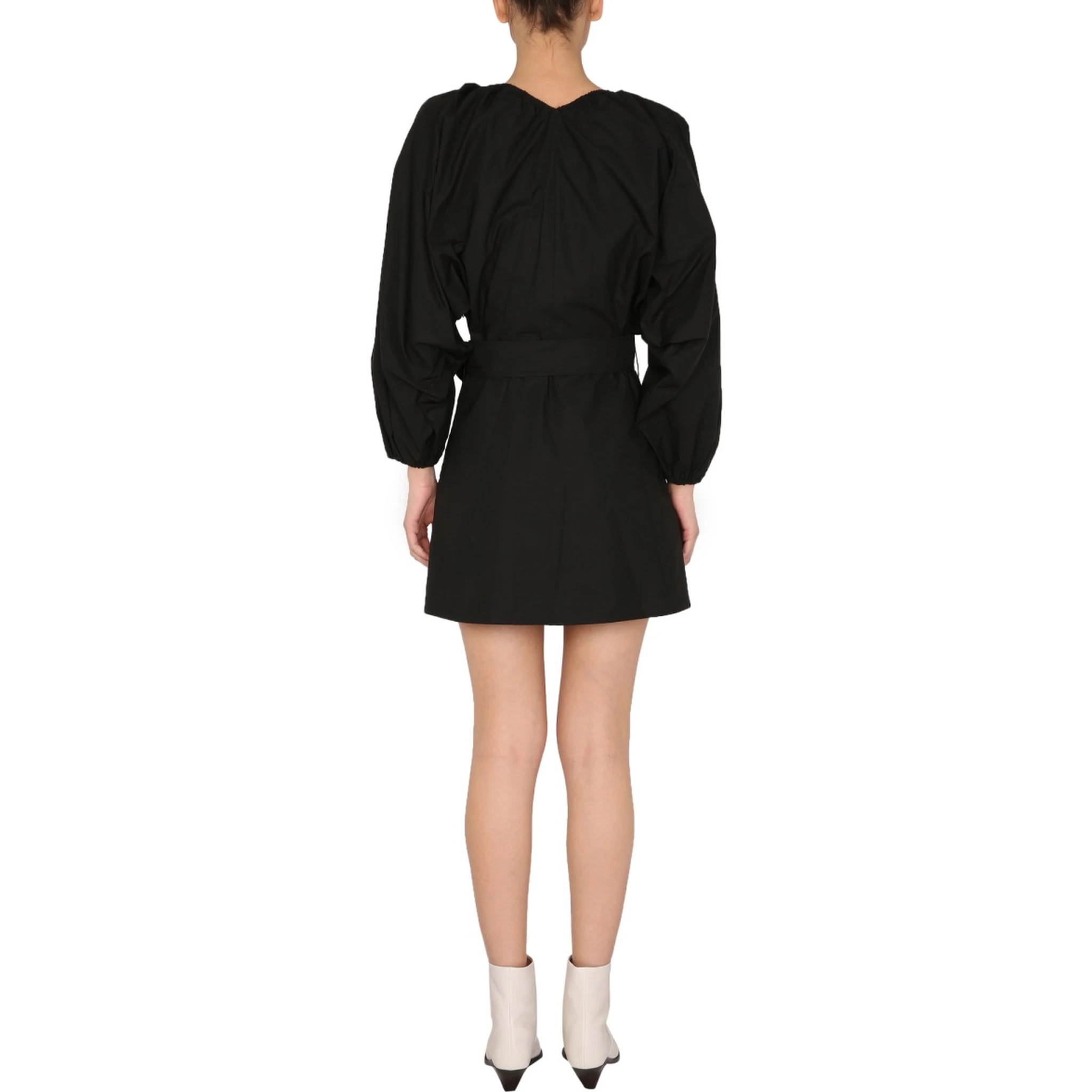 BALLOON SLEEVES DRESS