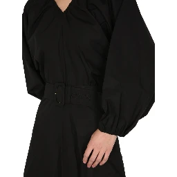 BALLOON SLEEVES DRESS