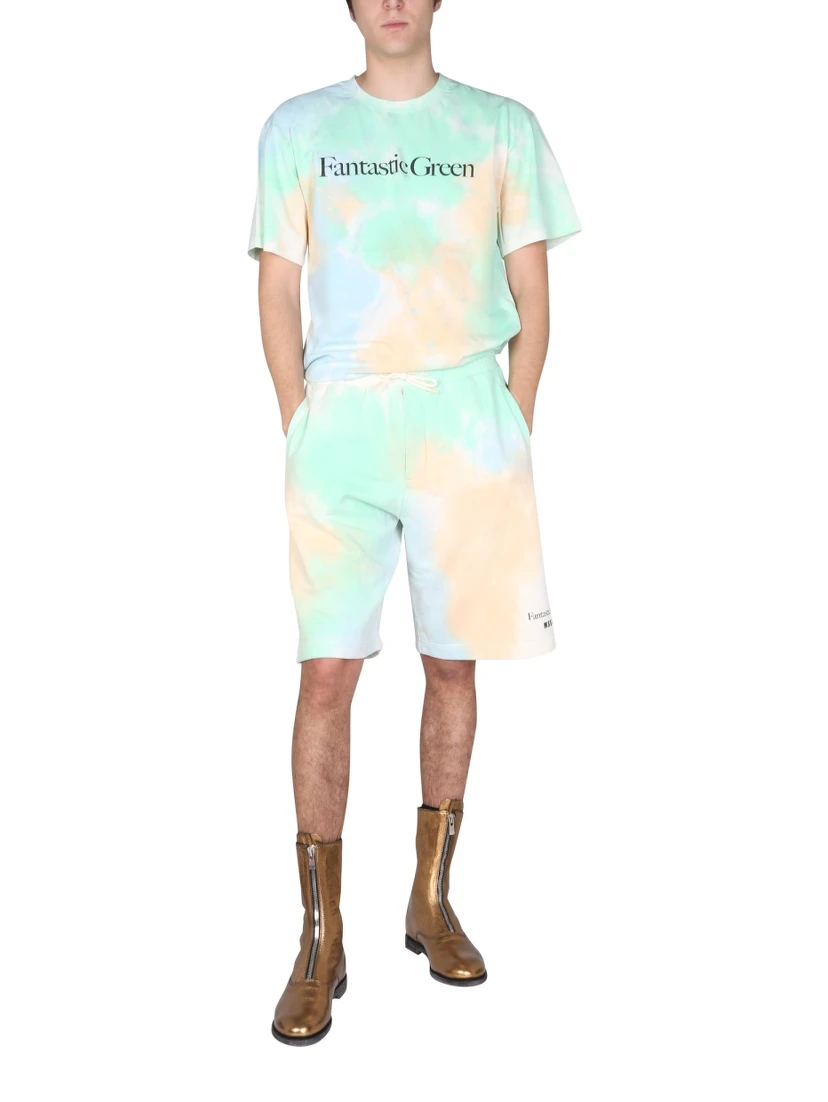 TIE DYE PATTERN BERMUDA