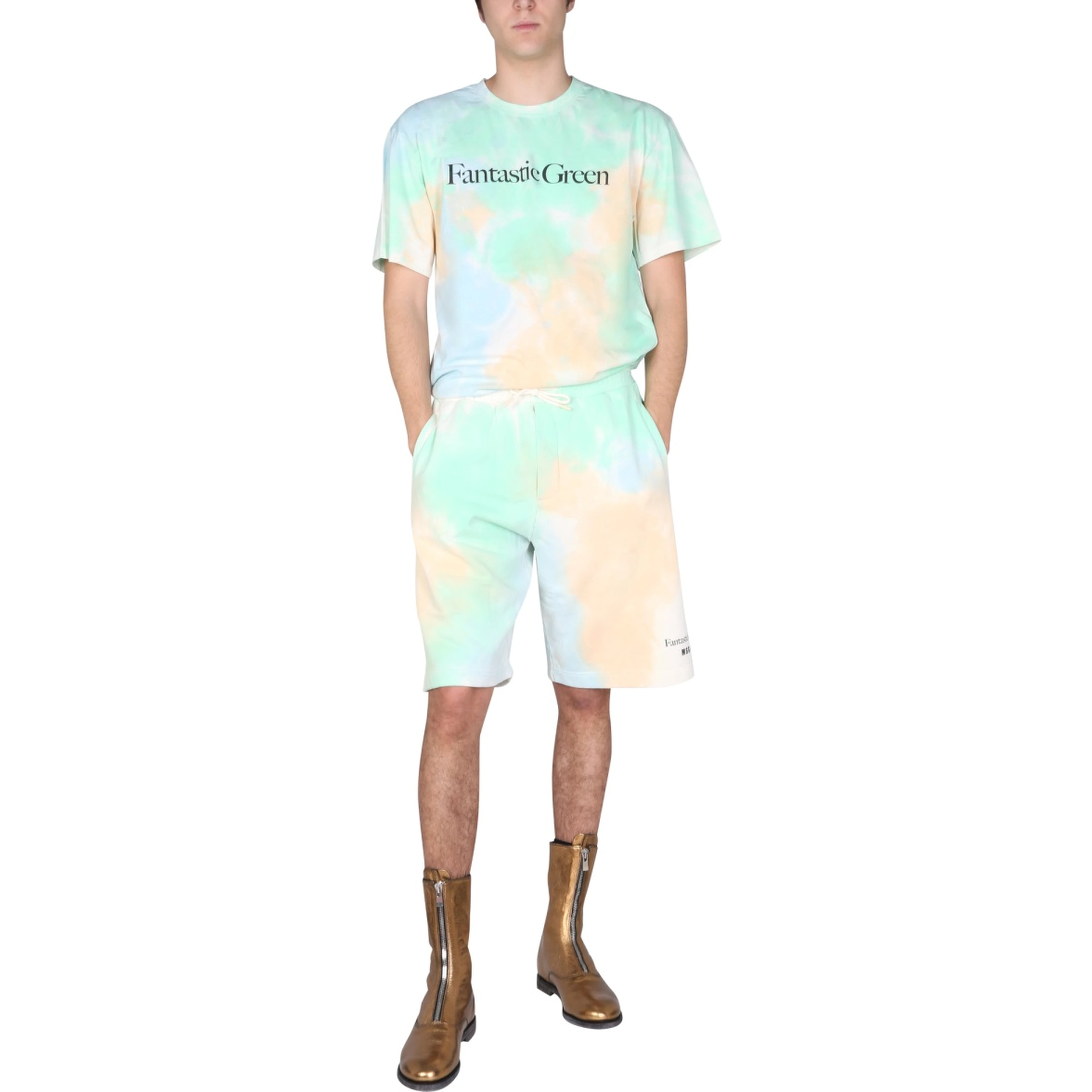 TIE DYE PATTERN BERMUDA