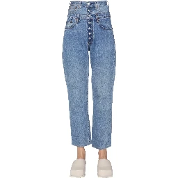 DOUBLE WAIST JEANS