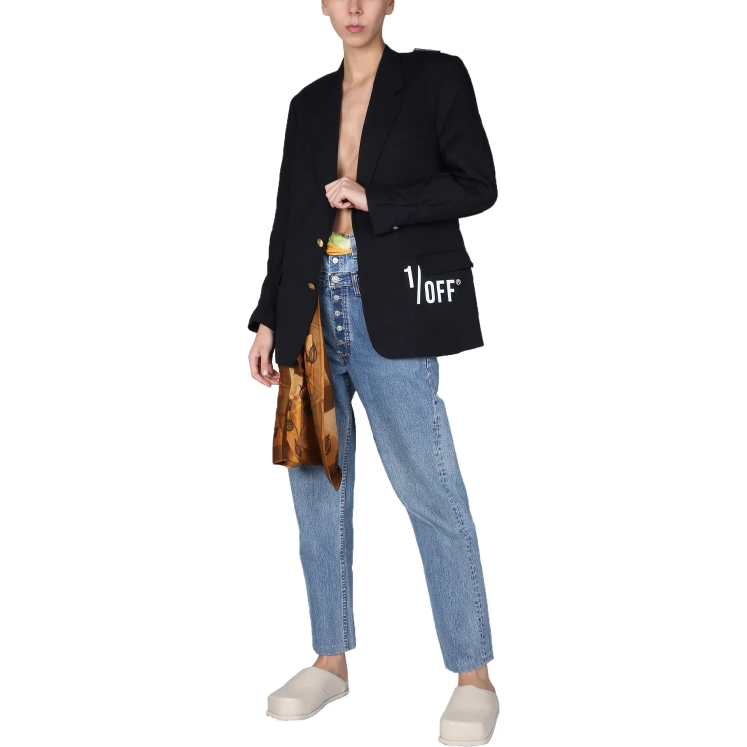 DOUBLE WAIST JEANS