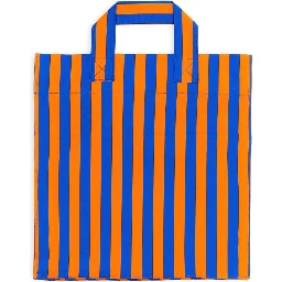 SHOPPER BAG WITH STRIPED PATTERN