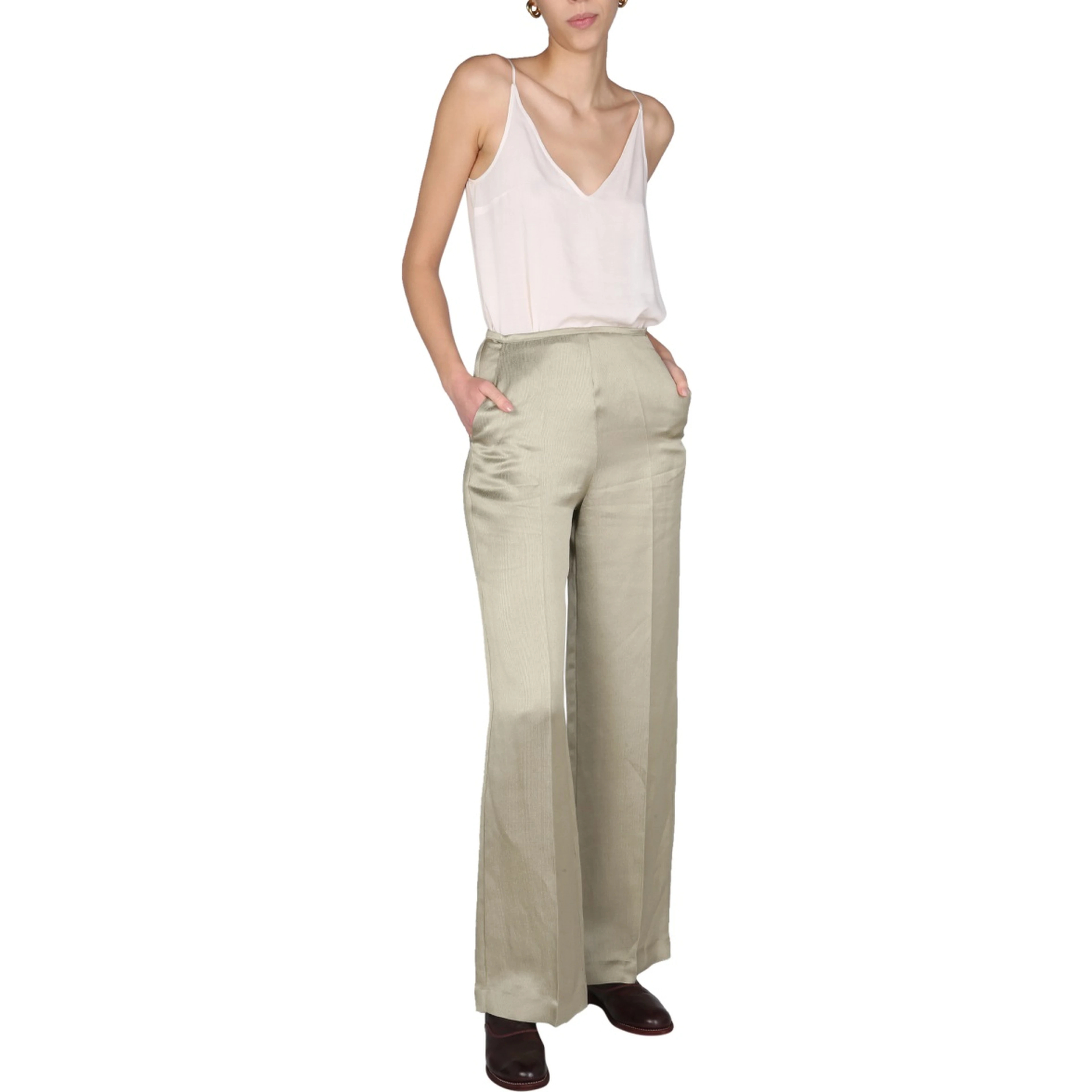 SATIN TROUSERS