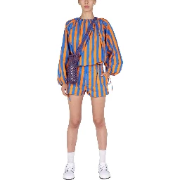 STRIPED PATTERN SHORTS