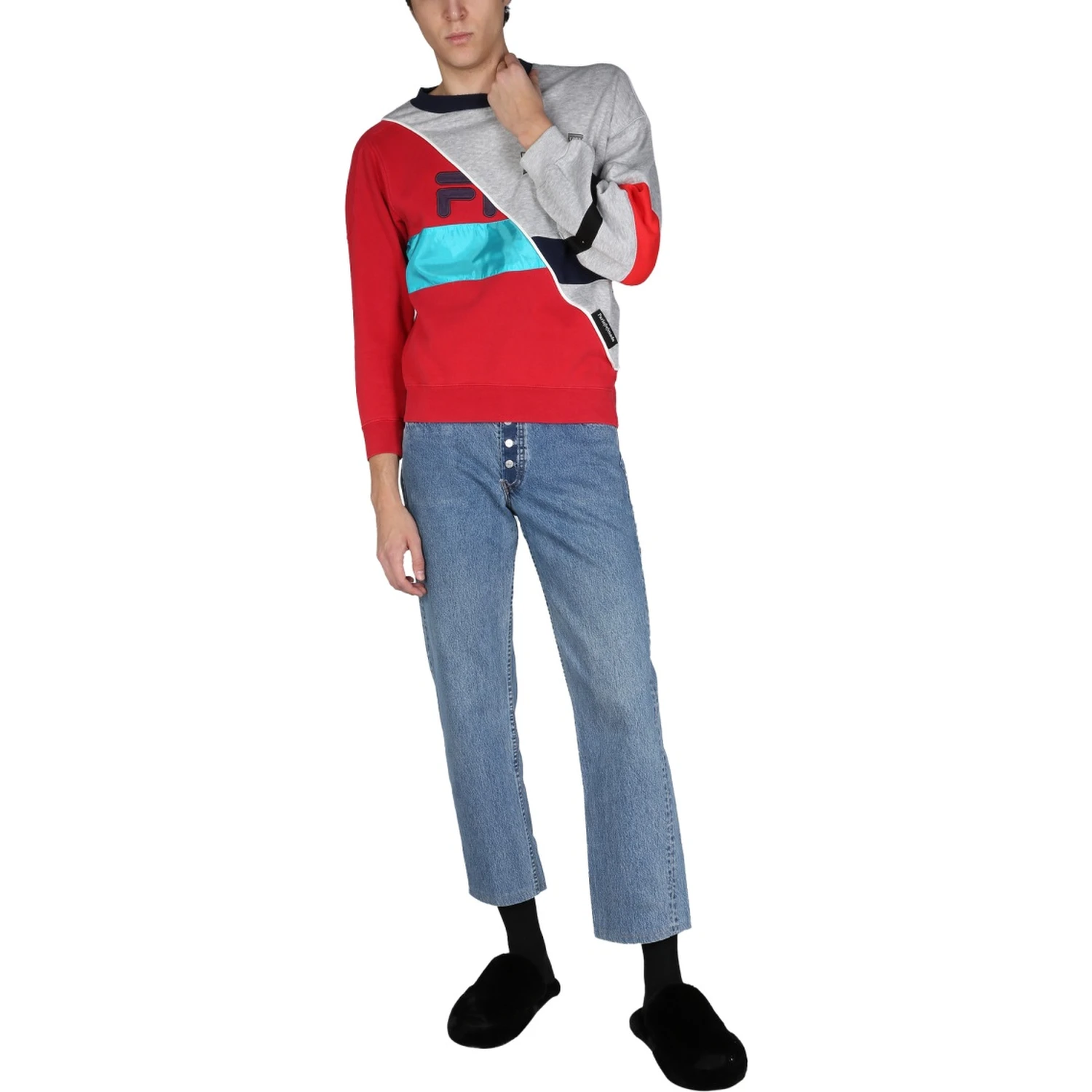 DOUBLE WAIST JEANS