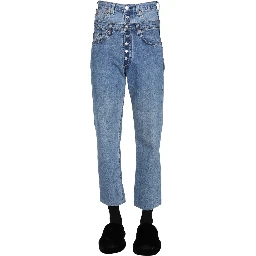 DOUBLE WAIST JEANS