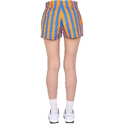 STRIPED PATTERN SHORTS
