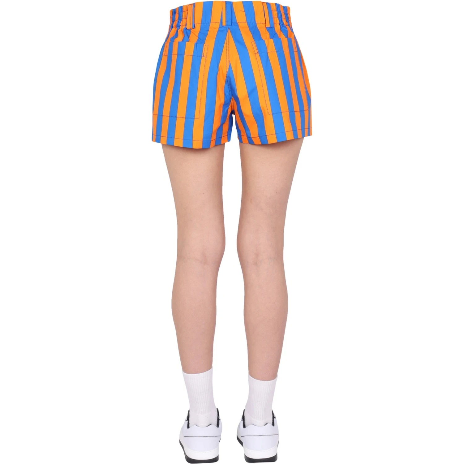 STRIPED PATTERN SHORTS