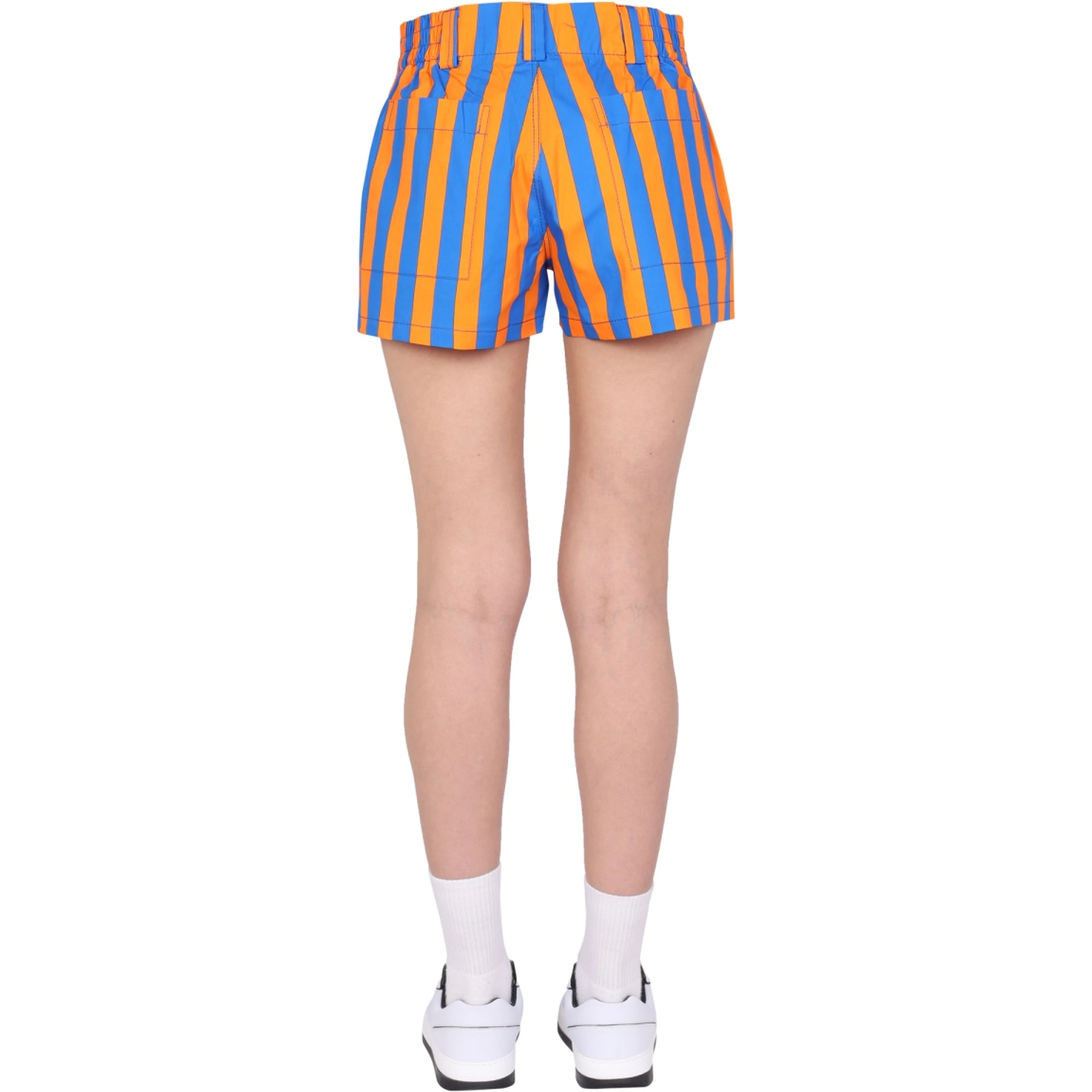 STRIPED PATTERN SHORTS
