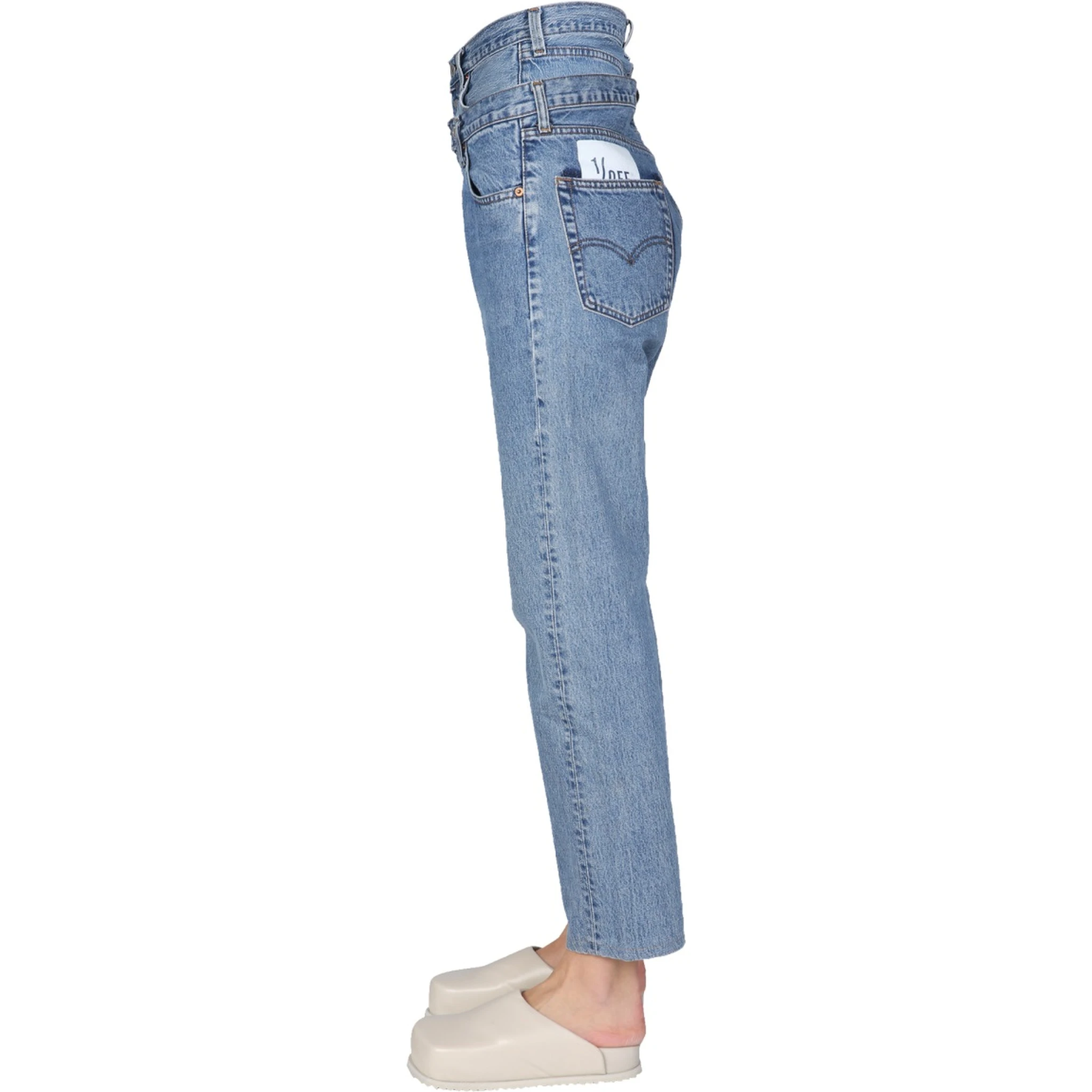 DOUBLE WAIST JEANS