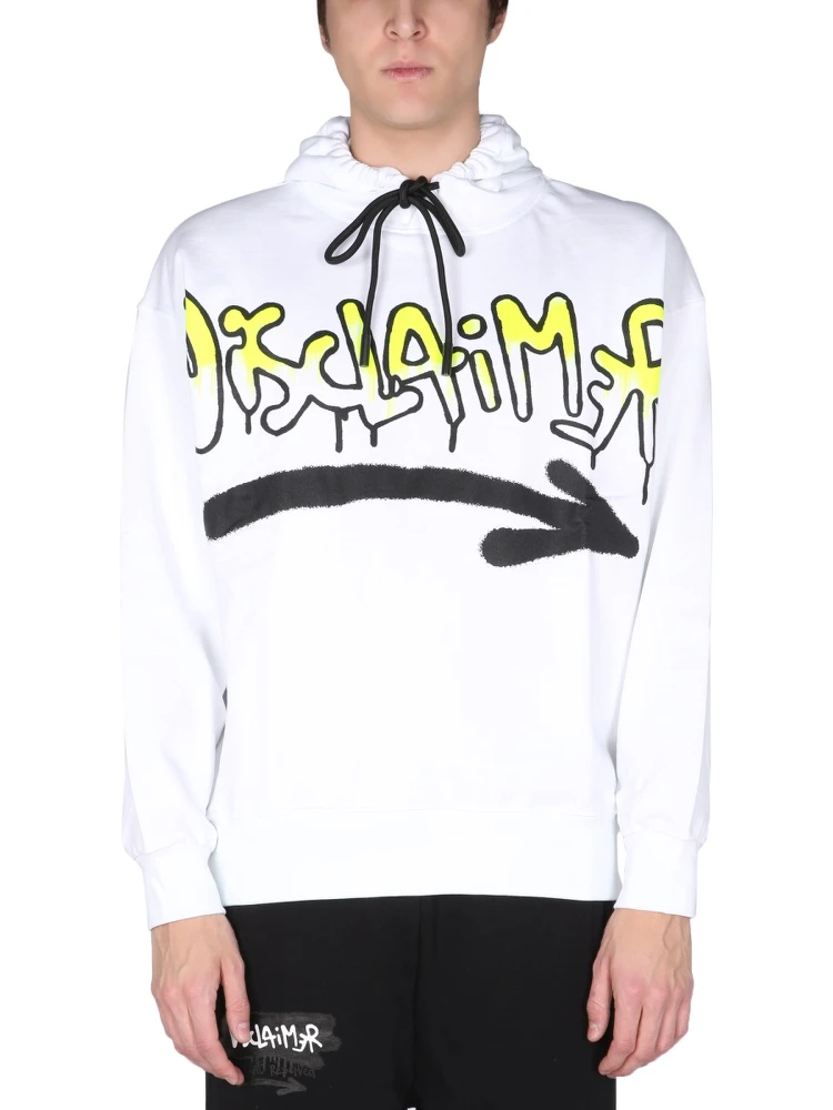 SWEATSHIRT WITH LOGO PRINT