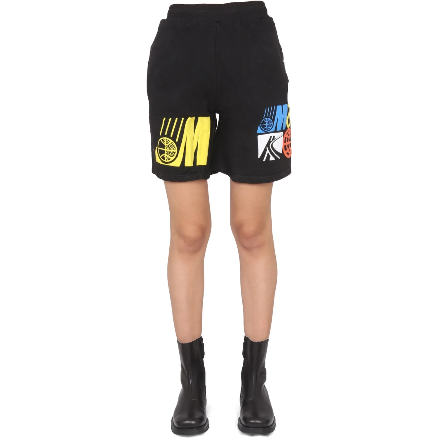 BERMUDA WITH LOGO PRINT